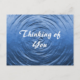 Carte Postale Bleu onduleur