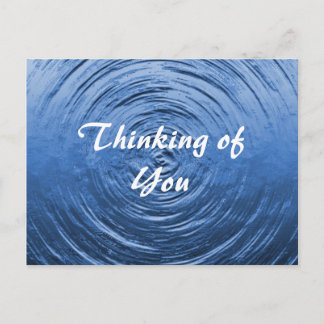 Carte Postale Bleu onduleur