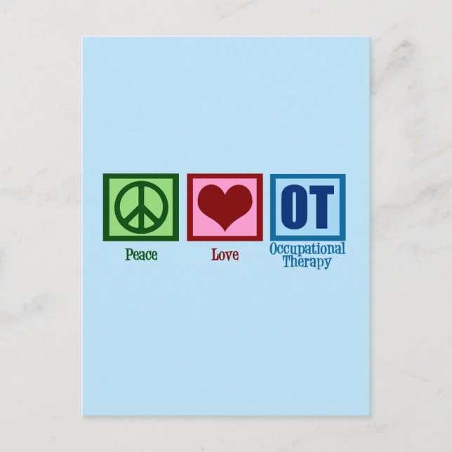 Carte Postale Bleu OT (Devant)