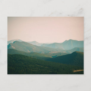 Carte Postale Bleu par les montagnes