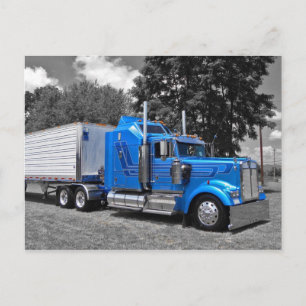 Carte postale bleue Kenwroth W900L