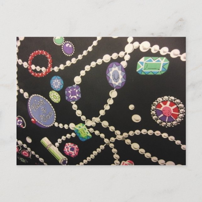 Carte Postale Bling et perles (Devant)