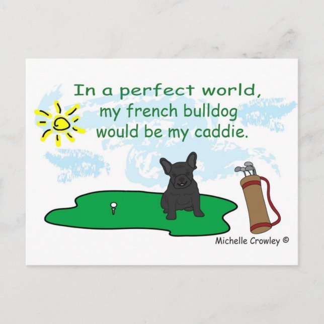 Carte Postale BlkChienFrançais (Devant)