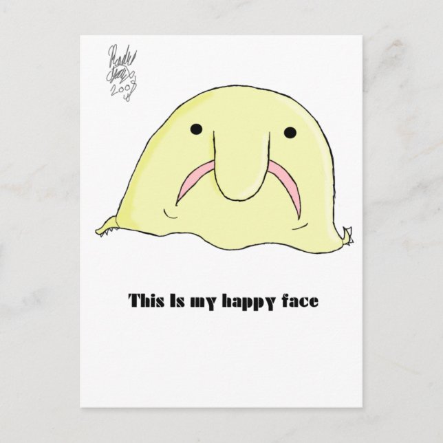 Carte Postale Blobée (Devant)