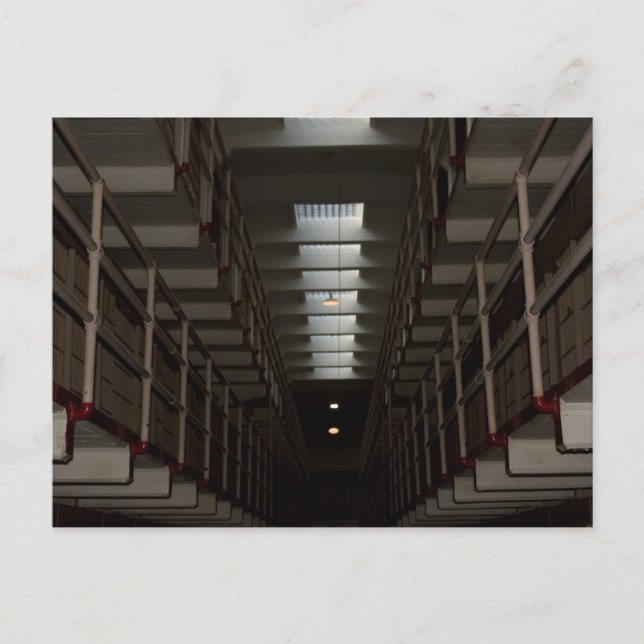 Carte Postale Bloc de cellules Alcatraz - Niveau supérieur (Devant)