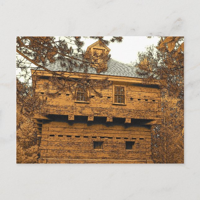 Carte Postale Blockhouse Fort Kent (Devant)