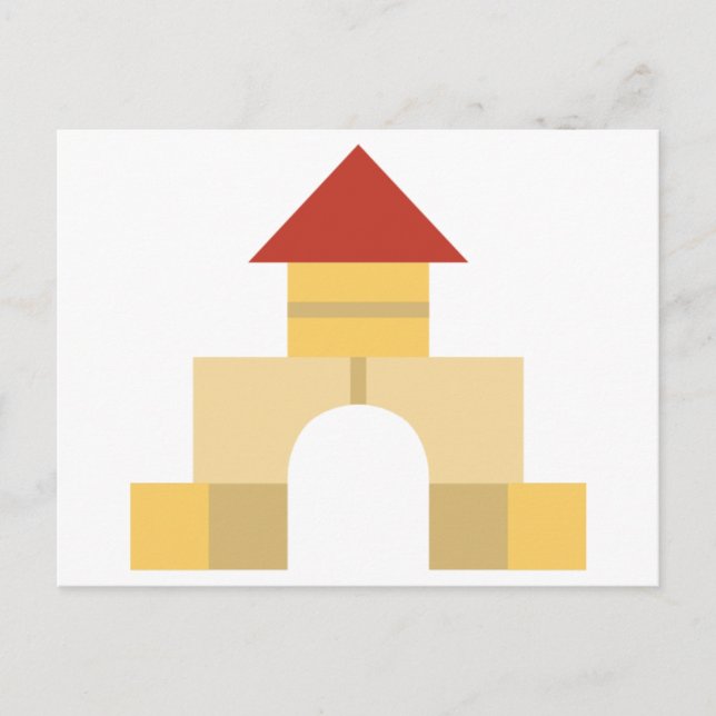 Carte Postale blocs de construction (Devant)