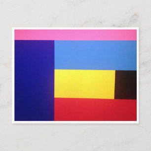 Carte Postale blocs de couleur