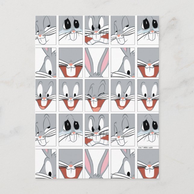 Carte Postale Blocs d'expression BUGS BUNNY™ (Devant)