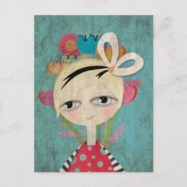Carte postale Blonde Blue Eyes (Devant)