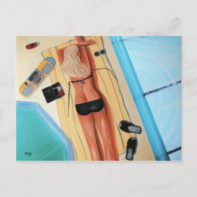 Carte Postale Blonde in Black (Devant)