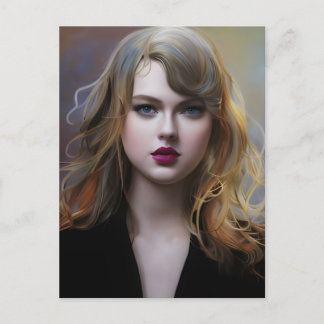 Carte Postale Blonde sexy