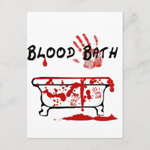 Carte Postale Blood Bath