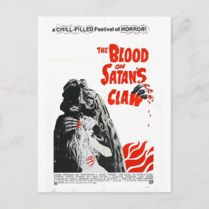 CARTE POSTALE BLOOD ON SATAN'S CLAW POSTCARD