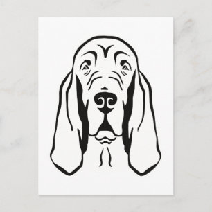 Carte Postale Bloodhound