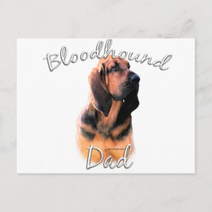 Carte Postale Bloodhound Papa 2