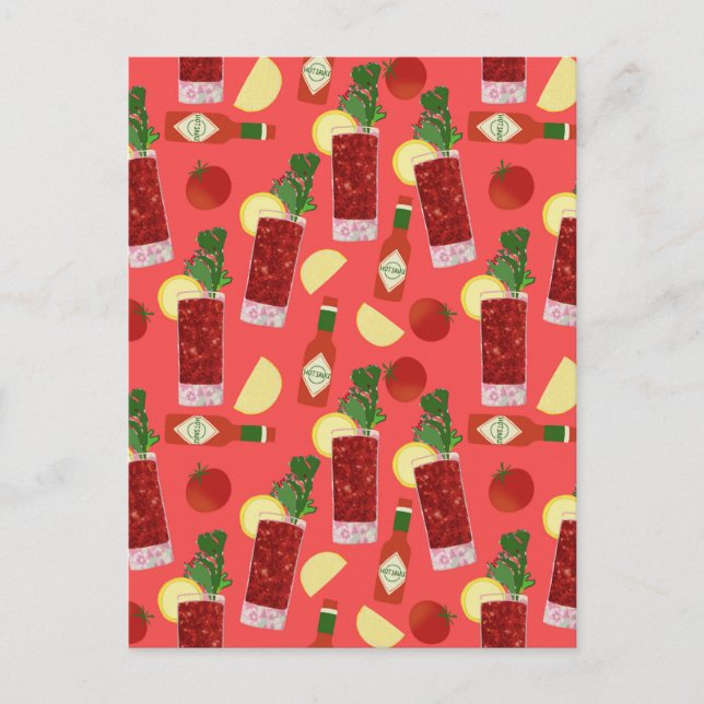 Carte Postale Bloody Mary (Devant)