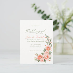 Carte Postale Bloom du coucher du soleil