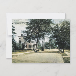 Carte Postale Bloomfield NJ, Belleville Ave, Vintage des années 