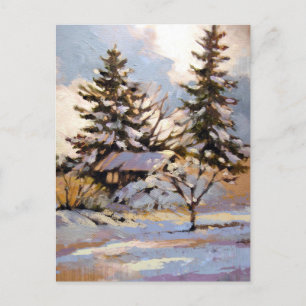 Carte Postale Bloqué par la neige