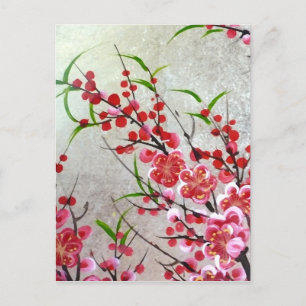 Carte Postale Blossom En Or