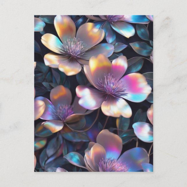 Carte Postale Blossom holographique (Devant)