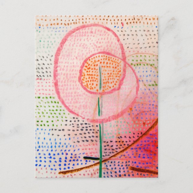 Carte Postale Blossoming (1934) de Paul Klee - Art Abstrait (Devant)