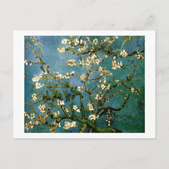 Carte Postale Blossoming Almond Tree Van Gogh Fine Art (Devant)