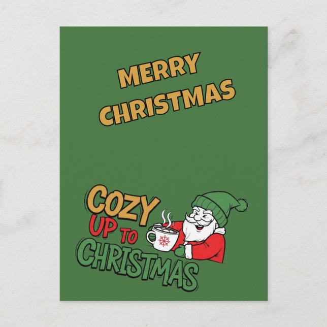 Carte Postale Blottissez-vous contre Noël (Devant)