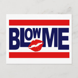 Carte postale Blow Me - personnalisable