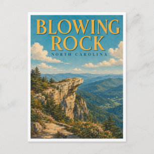 Carte Postale Blowing Rock Caroline du Nord Blowing Rock GeoSaga