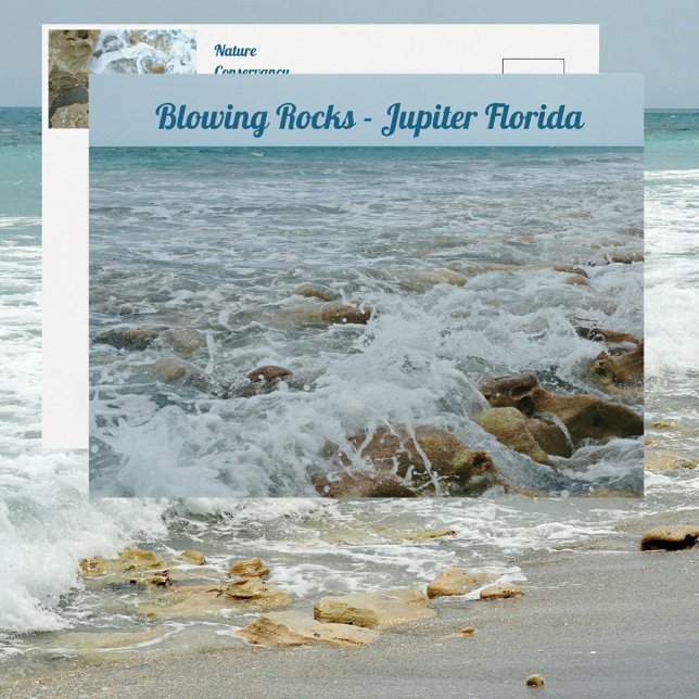 Carte Postale Blowing Rocks Jupiter Floride (Créateur téléchargé)