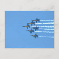 Blue Angels Six Jets en formation diagonale avec f
