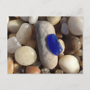Carte postale Blue Beach Glass