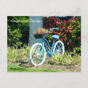 Carte postale Blue Bicycle Sud-Ouest de la Floride