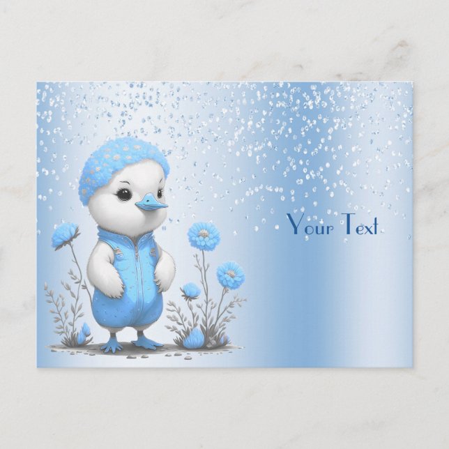 Carte postale Blue Duck (Devant)