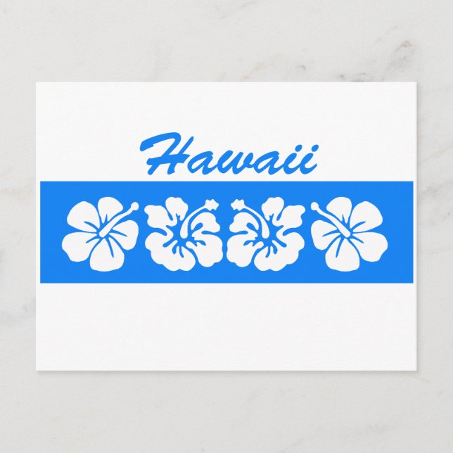 Carte Postale Blue Hawaii (Devant)