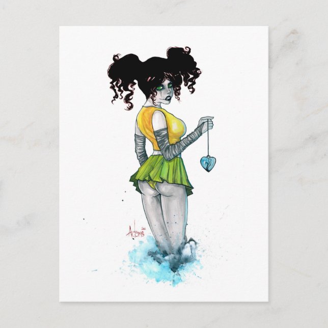 Carte Postale Blue Heart (Devant)