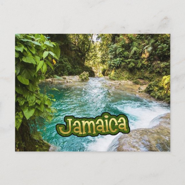 Carte Postale Blue Hole Secret Falls Jamaica (Devant)