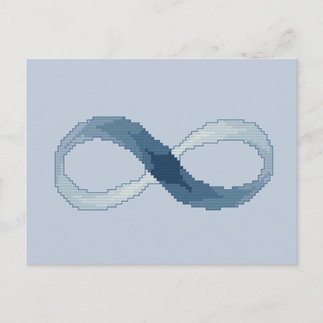 Carte postale Blue Infinity (Devant)