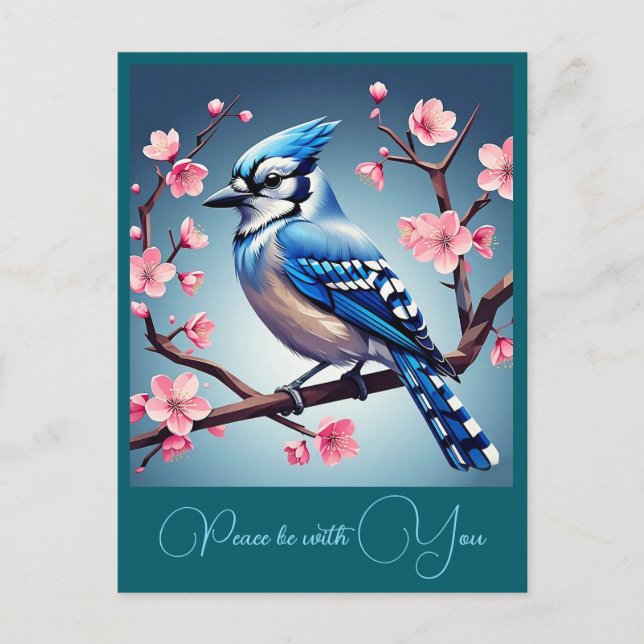 CARTE POSTALE " BLUE JAY " (Devant)