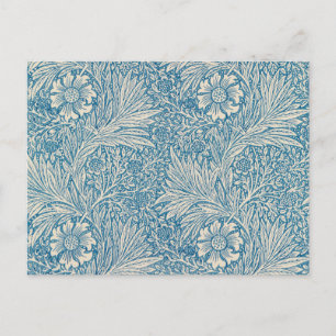 Carte Postale Blue Marigolds (par William Morris)