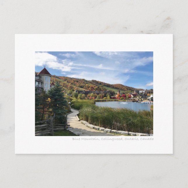 Carte Postale Blue Mountain Collingwood Ontario Canada Photo (Devant)