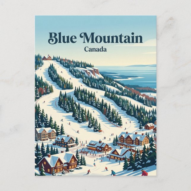 Carte Postale Blue Mountain, Ontario, Canada (Devant)