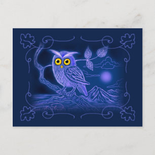 Carte postale Blue Owl Art