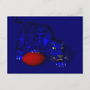 Carte Postale Blue Panther