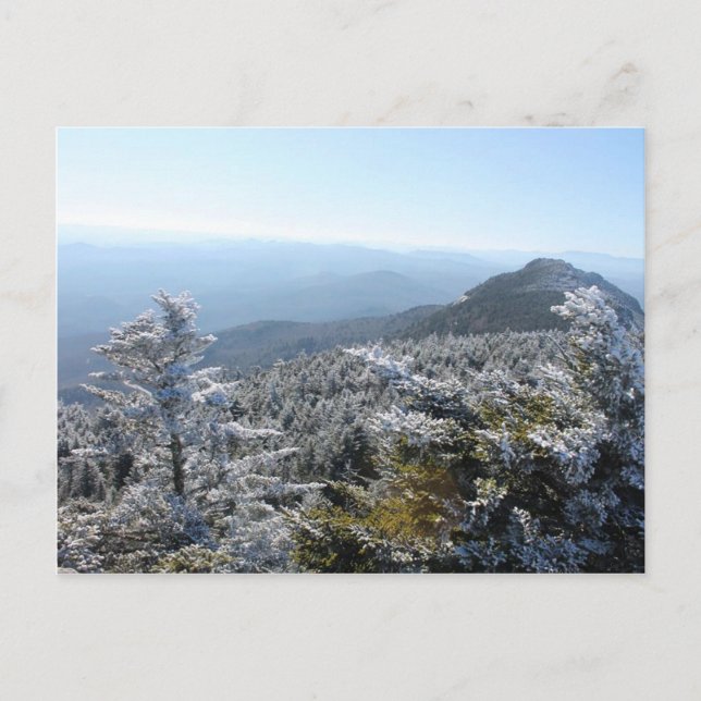 Carte Postale Blue Ridge Mountains hiver (Devant)