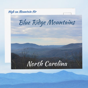 Carte Postale Blue Ridge Mountains NC Mountain Photographie aéri