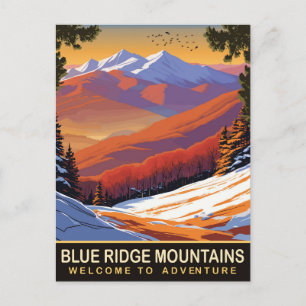 Carte Postale Blue Ridge Mountains, Voyage