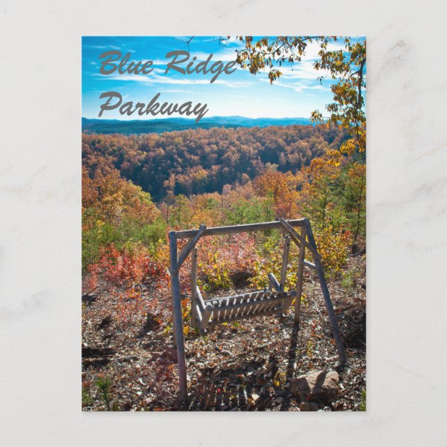 Carte Postale Blue Ridge Parkway NC (Devant)